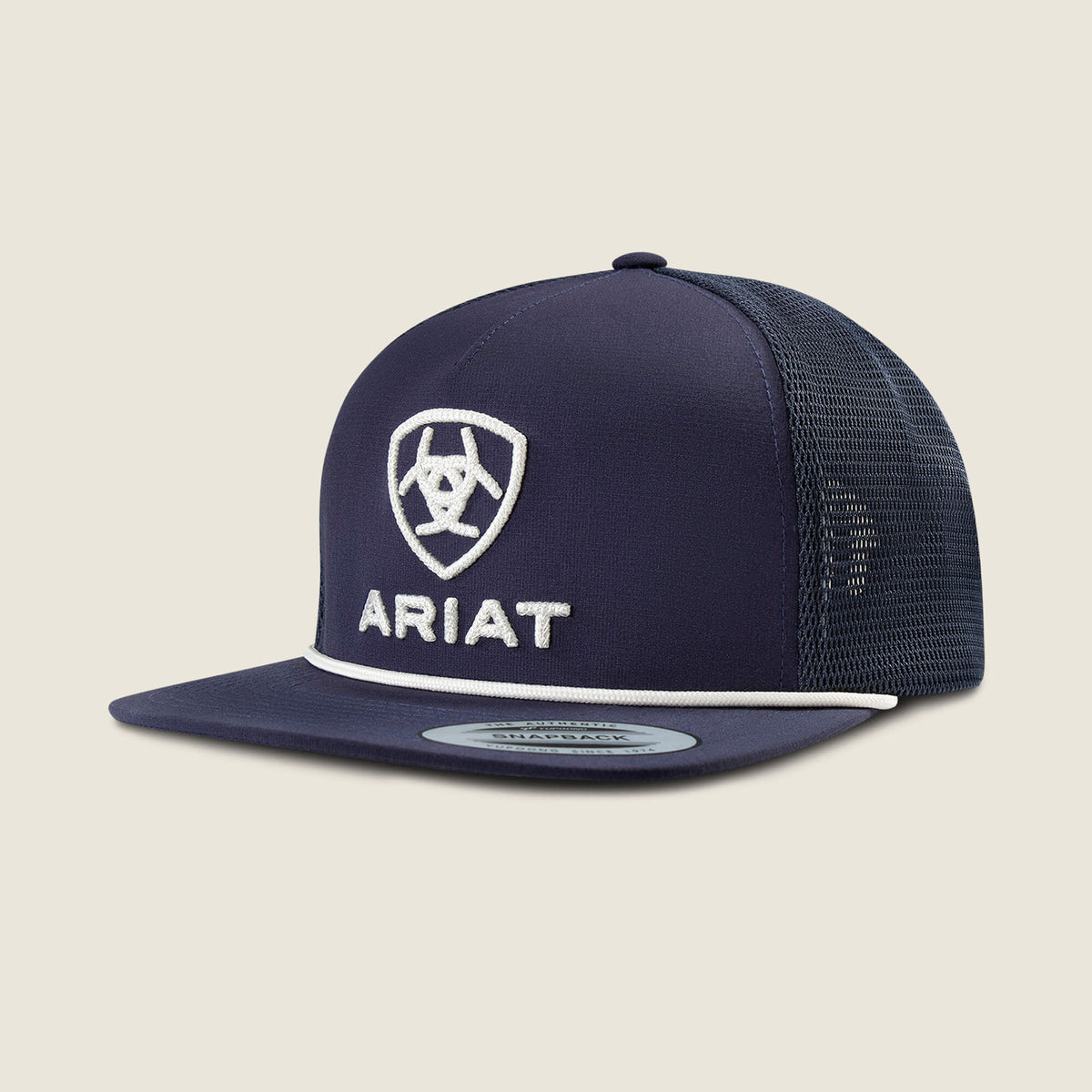 Ariat Smart Buy | Raised Embroidery With Brim Rope Cap