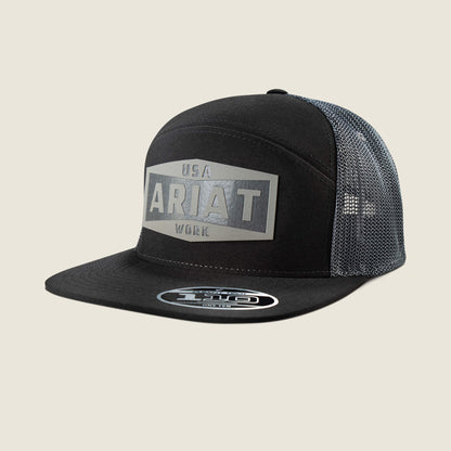 Ariat Recommended | Ariat Work Leather Badge Snapback Cap