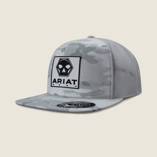 Ariat Trending | Ariat Work Skull Bolt Patch Cap