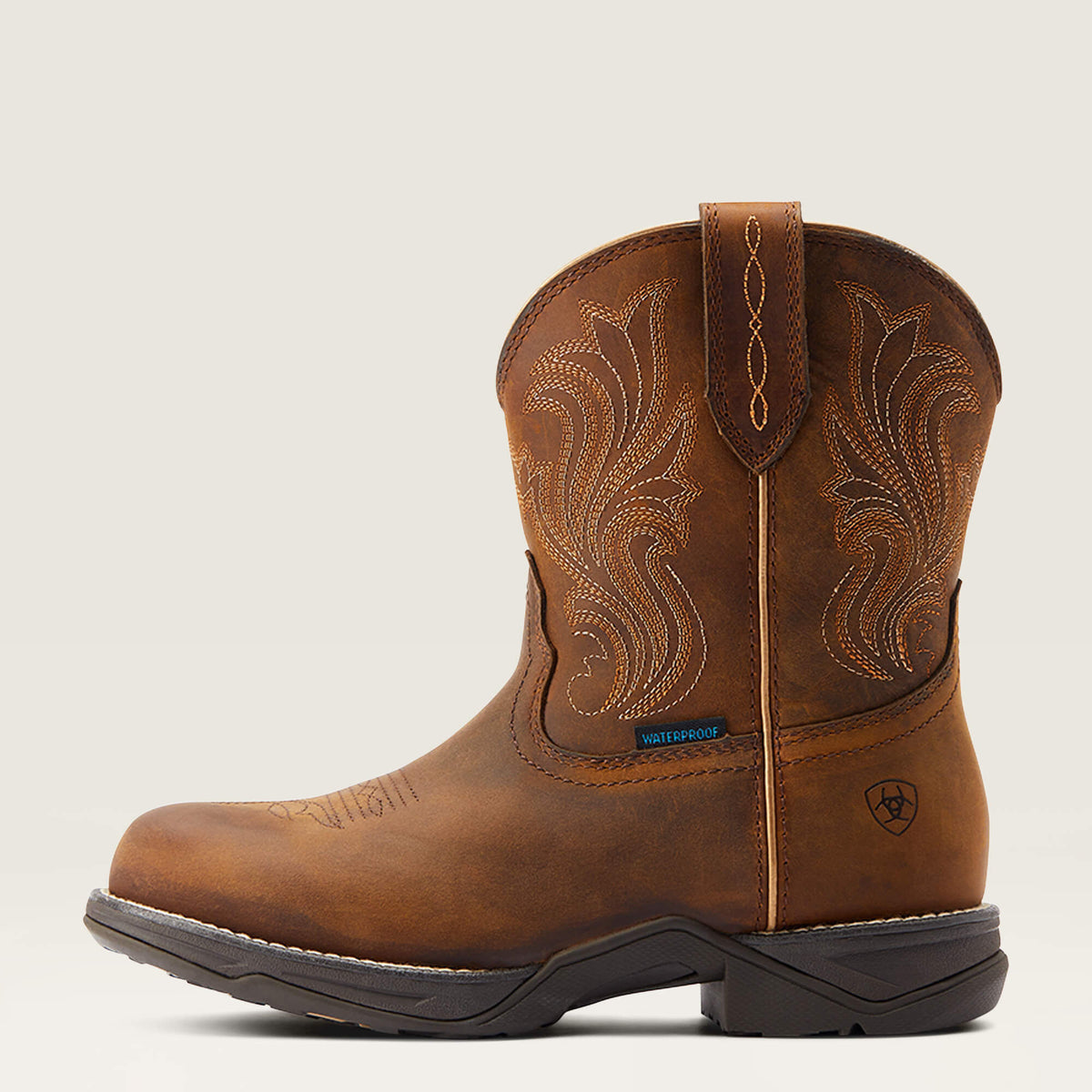 Ariat Premium | Anthem Round Toe Shortie Waterproof Western Boot