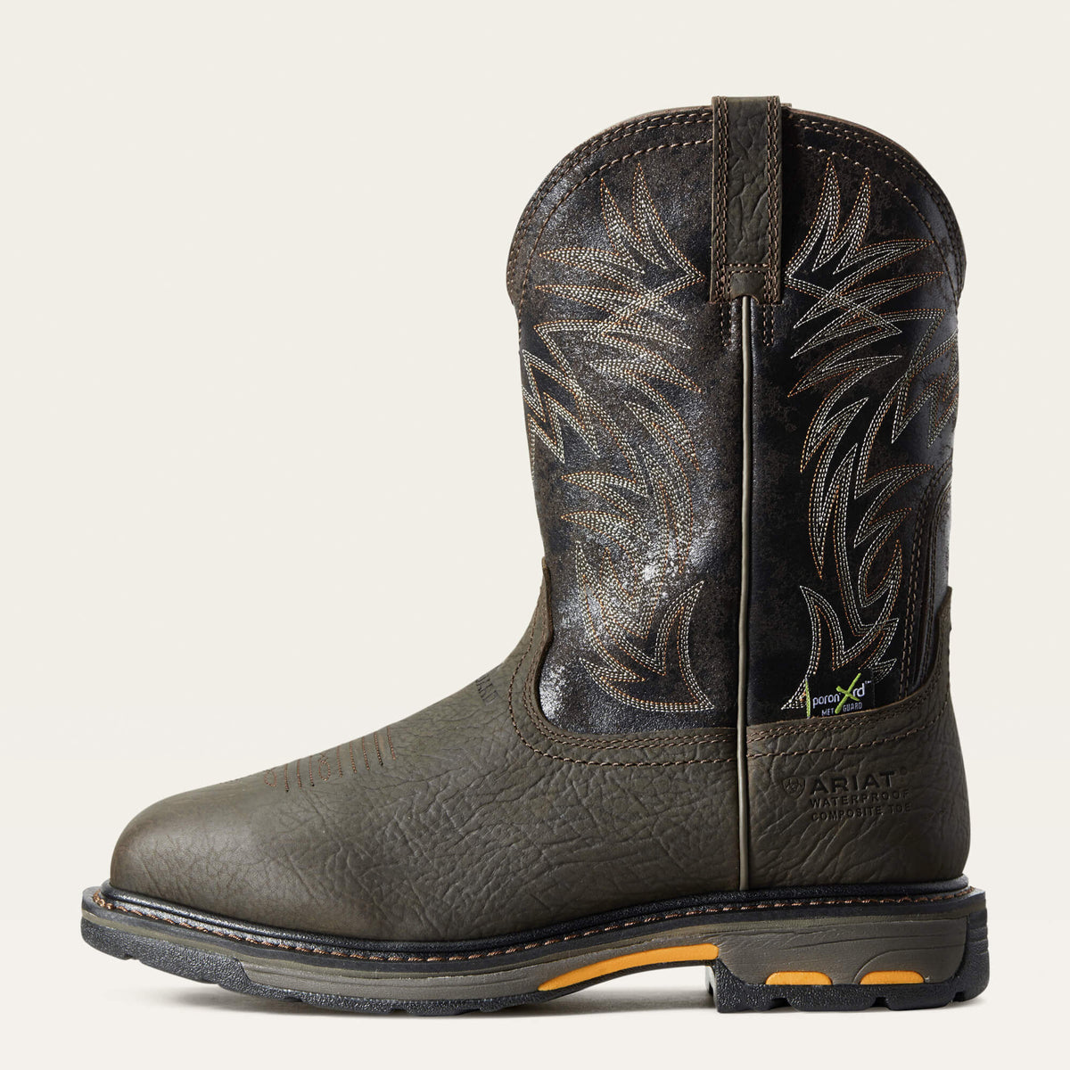 Ariat Recommended | WorkHog Wide Square Toe MetGuard Waterproof Composite Toe Work Boot