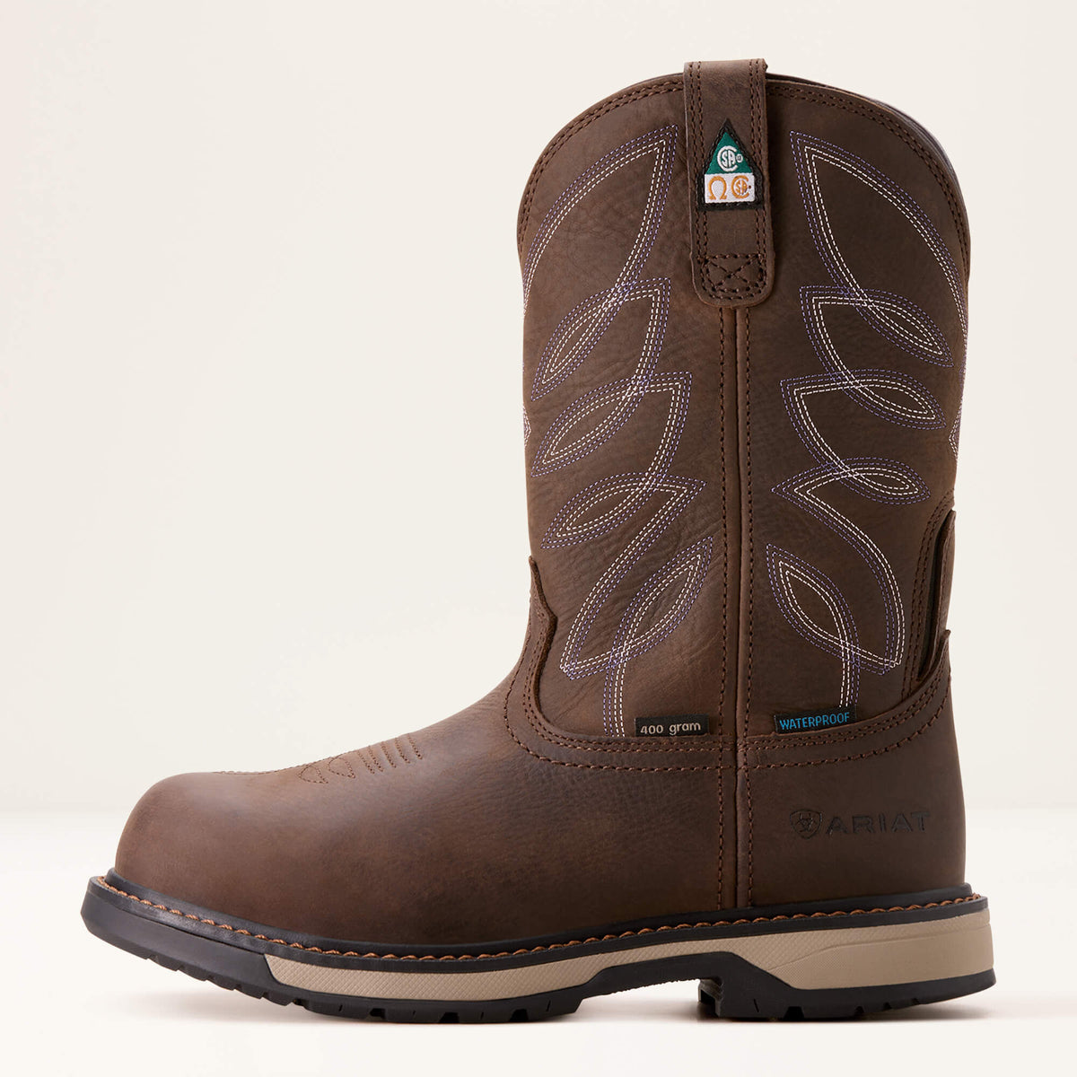 Ariat Discount | Riveter CSA Glacier Grip Waterproof 400g Composite Toe Work Boot