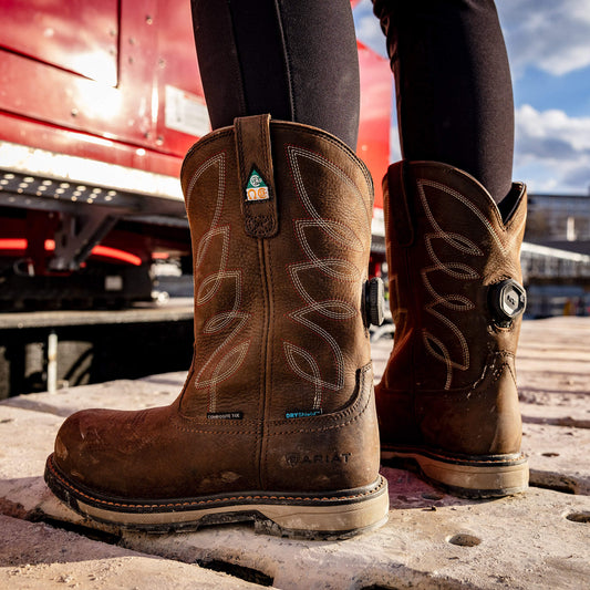 Ariat Top Pick | Riveter Pull-On BOA CSA Waterproof Composite Toe Work Boot