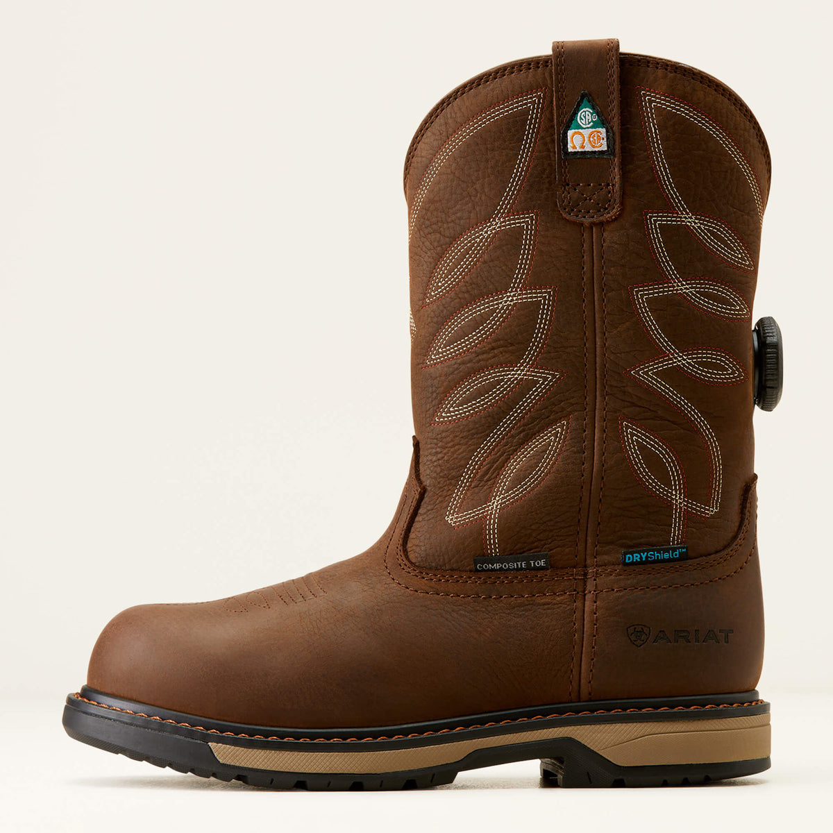 Ariat Top Pick | Riveter Pull-On BOA CSA Waterproof Composite Toe Work Boot