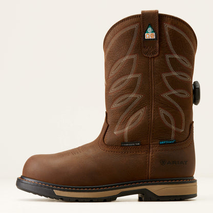 Ariat Top Pick | Riveter Pull-On BOA CSA Waterproof Composite Toe Work Boot