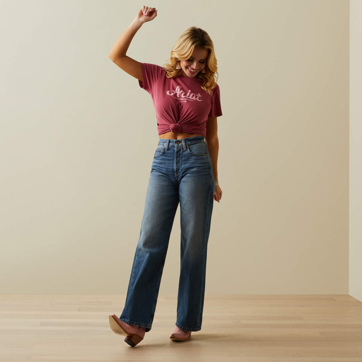 Ariat Everyday | Ultra High Rise Tomboy Wide Jean