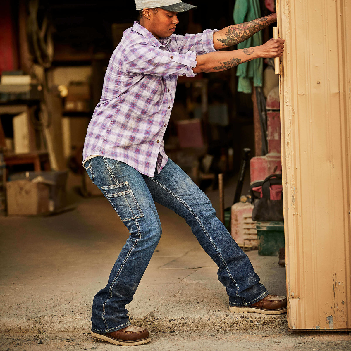 Ariat Hot Sale | Rebar PR DuraStretch Riveter Boot Cut Jean