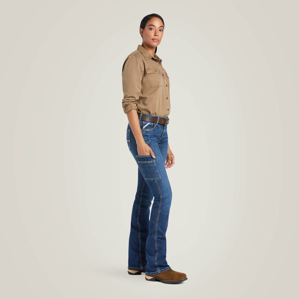 Ariat Hot Sale | Rebar PR DuraStretch Riveter Boot Cut Jean