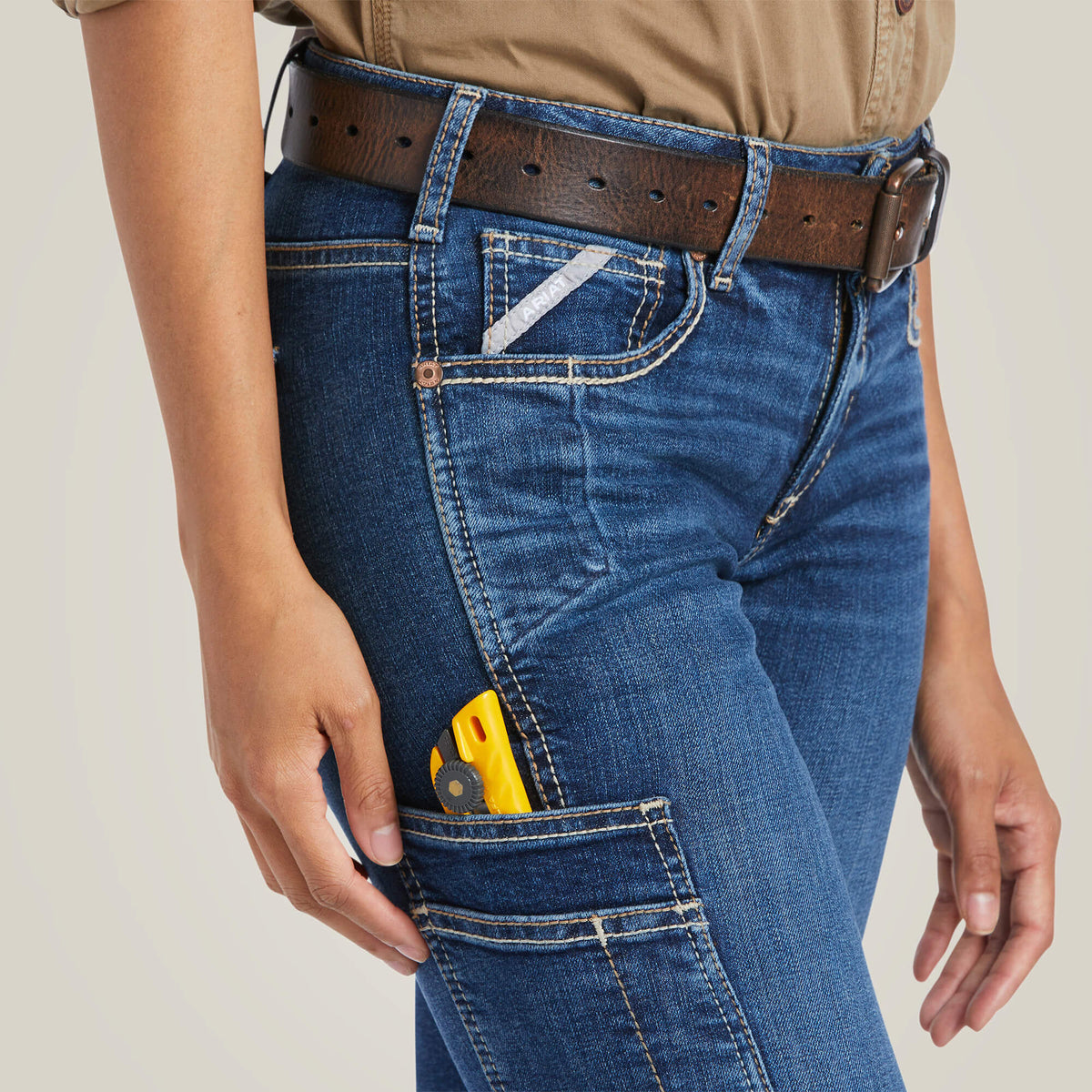 Ariat Hot Sale | Rebar PR DuraStretch Riveter Boot Cut Jean