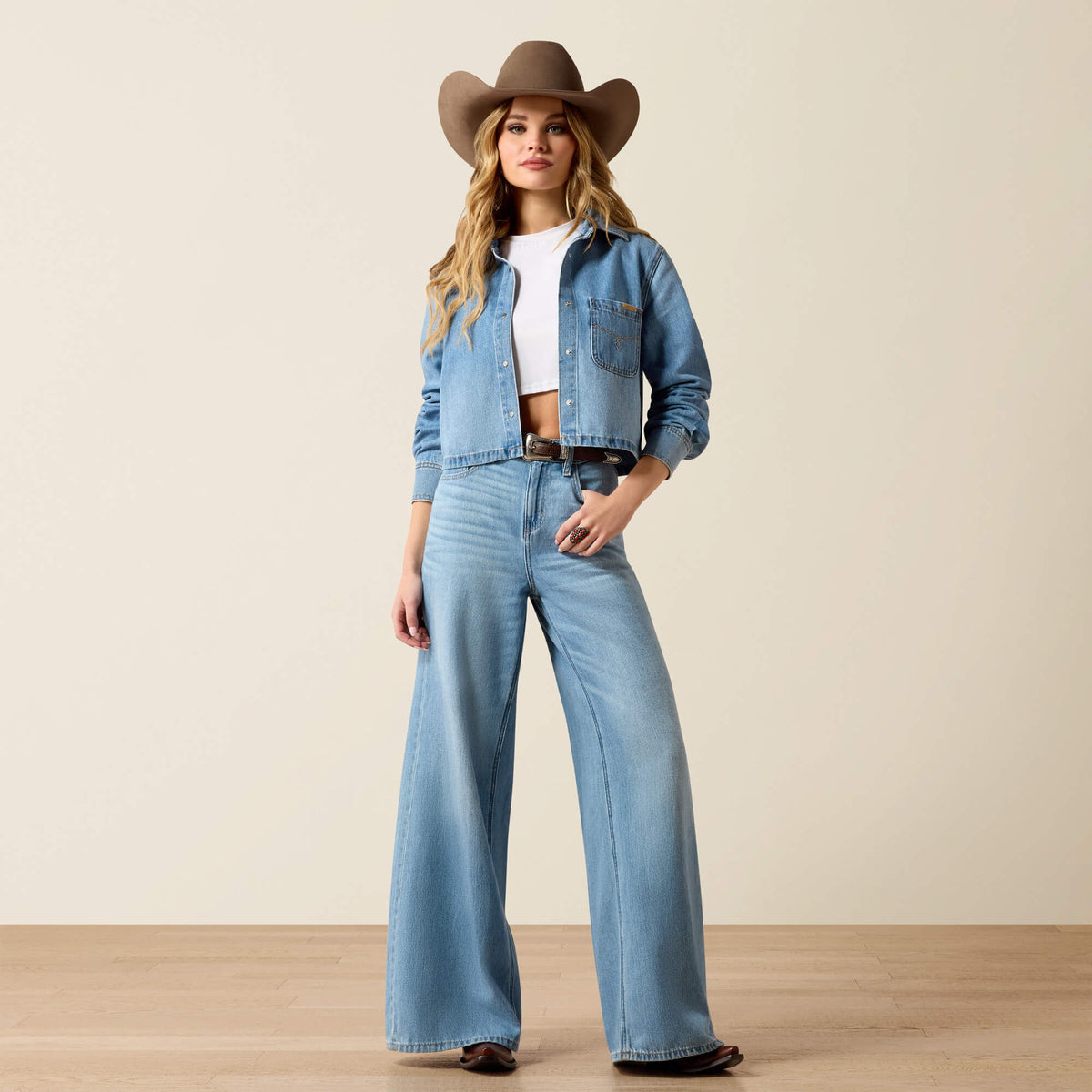 Ariat Latest | Ultra High Rise Calamity Comfort Wide Leg Jeans