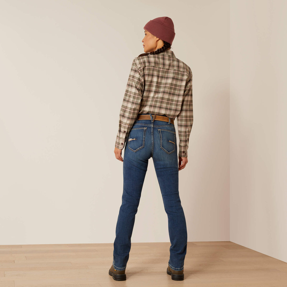 Ariat Special Offer | Rebar High Rise Riveter DuraStretch Straight Leg Jeans