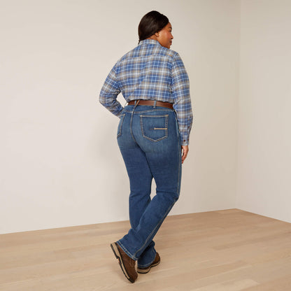 Ariat Special Offer | Rebar High Rise Riveter DuraStretch Straight Leg Jeans