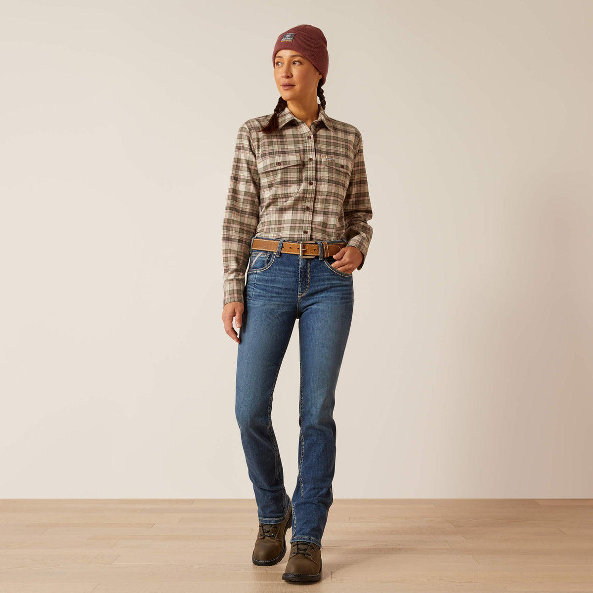 Ariat Special Offer | Rebar High Rise Riveter DuraStretch Straight Leg Jeans