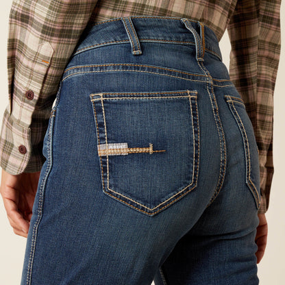 Ariat Special Offer | Rebar High Rise Riveter DuraStretch Straight Leg Jeans