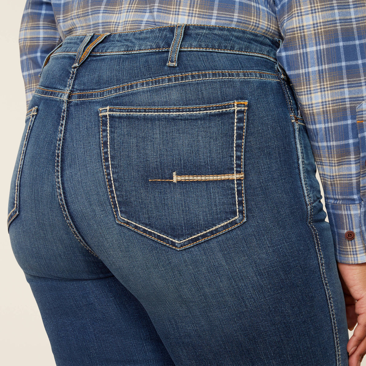 Ariat Special Offer | Rebar High Rise Riveter DuraStretch Straight Leg Jeans