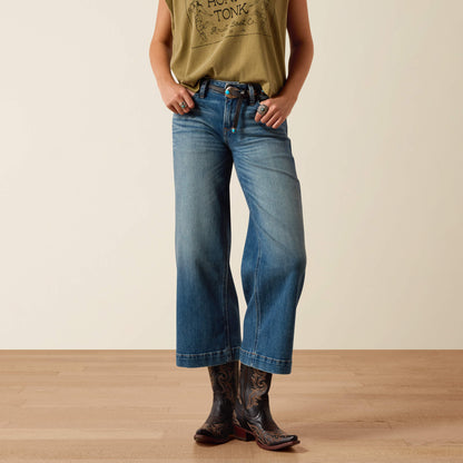 Ariat New | Perfect Rise Jazmine Wide Leg Crop Jeans