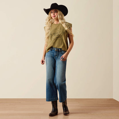 Ariat New | Perfect Rise Jazmine Wide Leg Crop Jeans