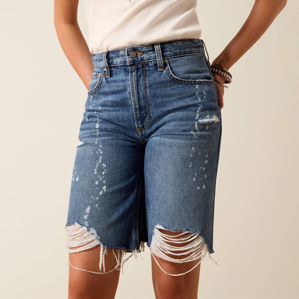Ariat Hot Sale | Ultra High Rise Relaxed Tomboy 10" Shorts