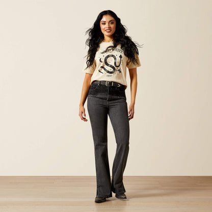 Ariat Signature | Ultra High Rise Cheyenne Yoke Tomboy Boot Cut Jean