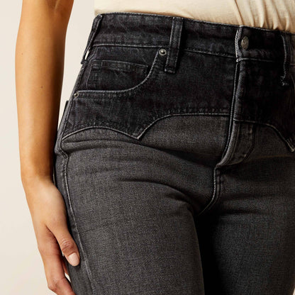 Ariat Signature | Ultra High Rise Cheyenne Yoke Tomboy Boot Cut Jean