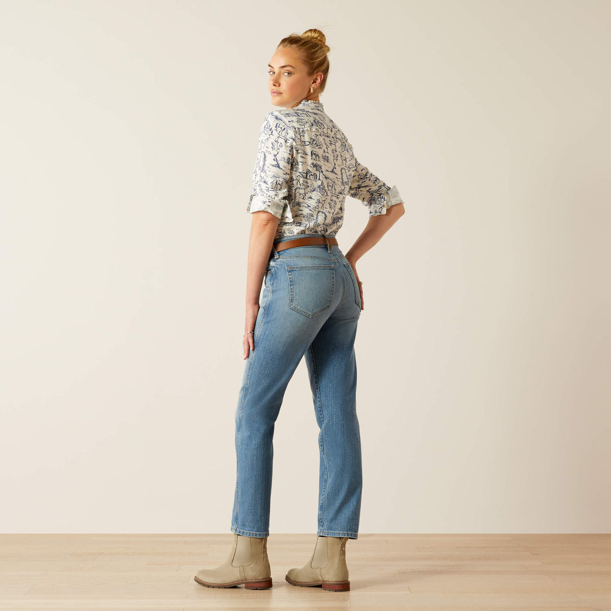 Ariat Classic | High Rise Bridle Slim Straight Leg Jeans