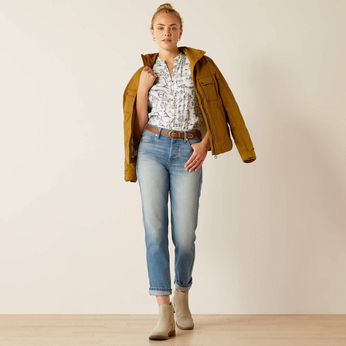 Ariat Classic | High Rise Bridle Slim Straight Leg Jeans