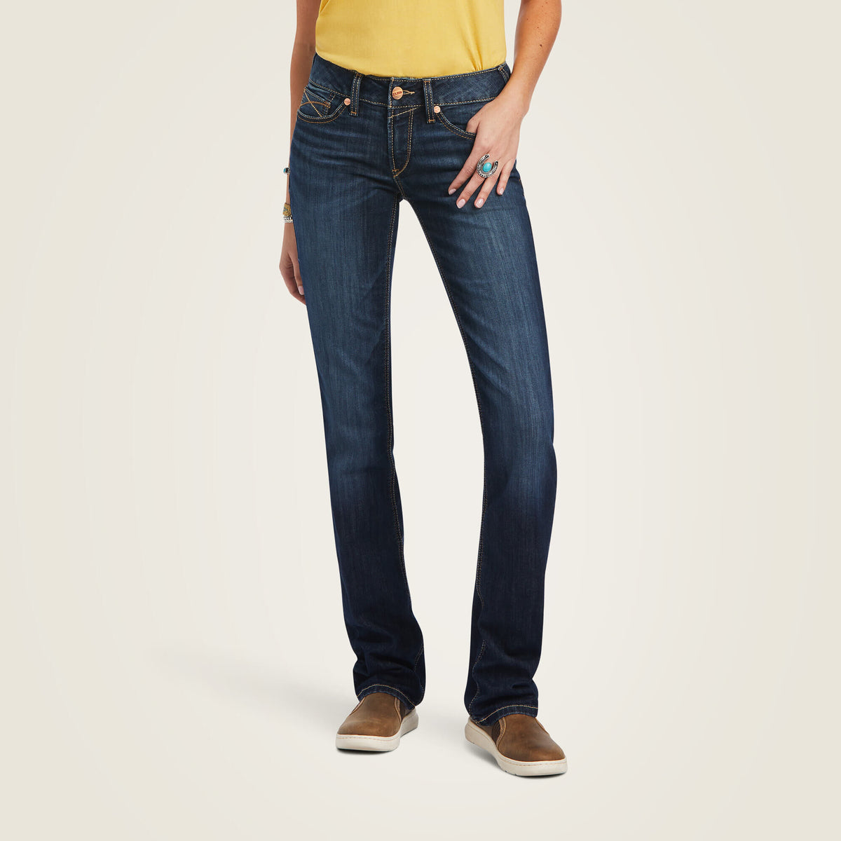 Ariat Smart Buy | Mid Rise Octavia Straight Leg Jeans