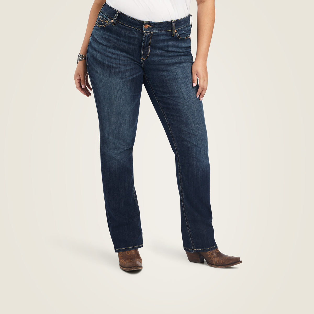 Ariat Smart Buy | Mid Rise Octavia Straight Leg Jeans