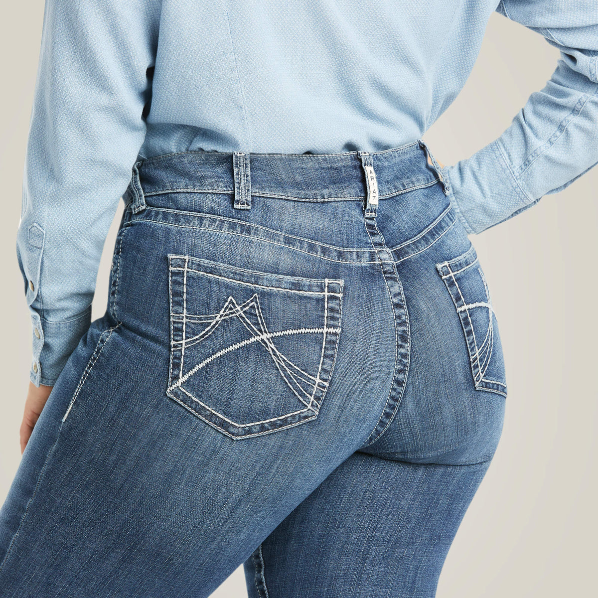 Ariat Popular | Arrow Fit Mid Rise Gianna Straight Leg Jeans