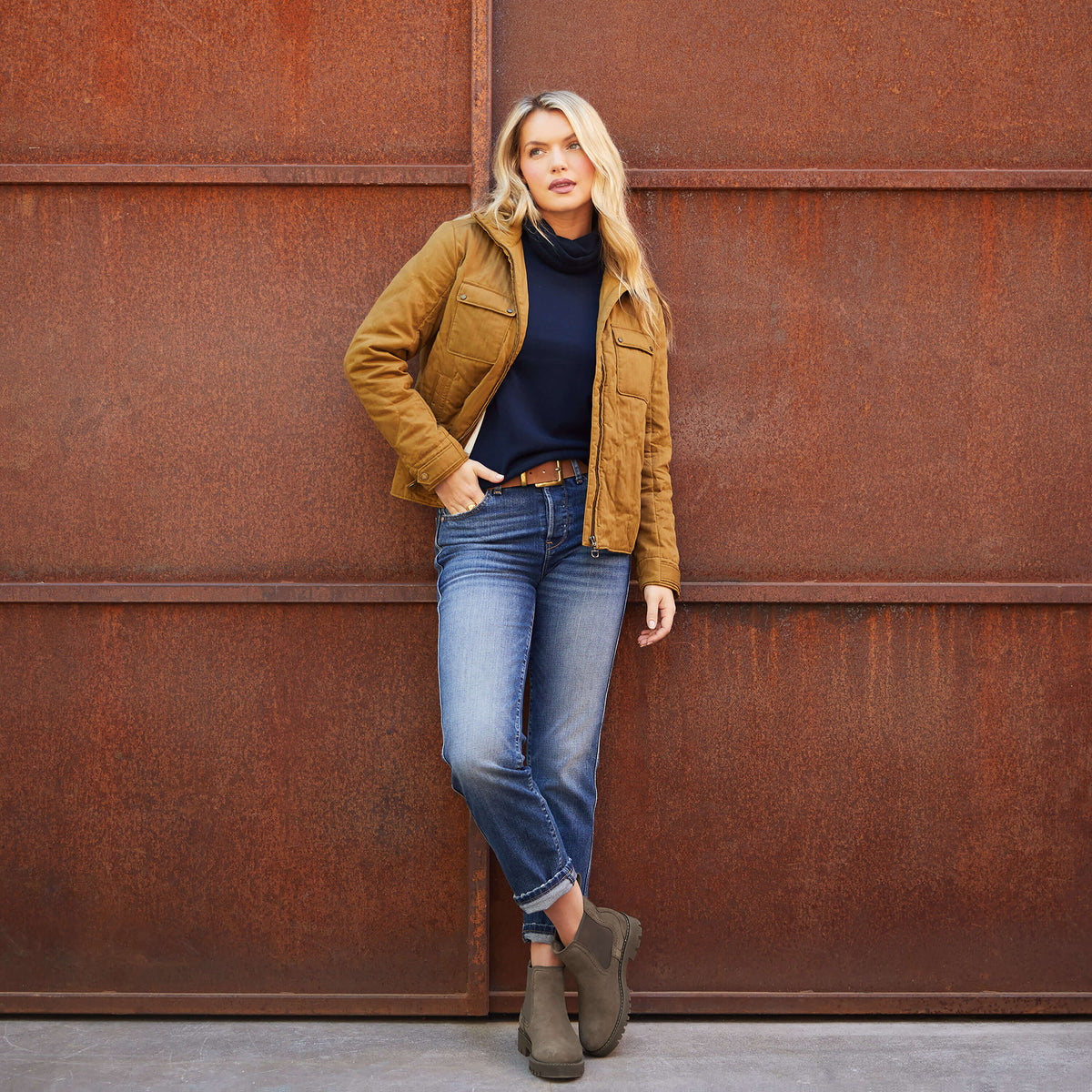Ariat Essential | High Rise Bridle Slim Straight Leg Jeans
