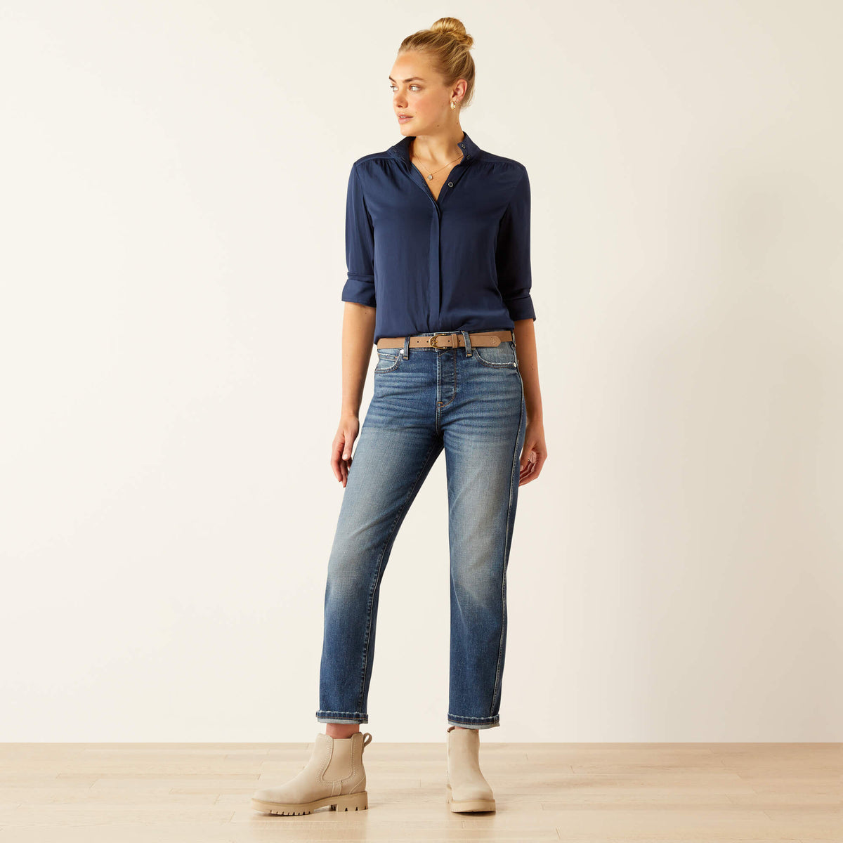 Ariat Essential | High Rise Bridle Slim Straight Leg Jeans