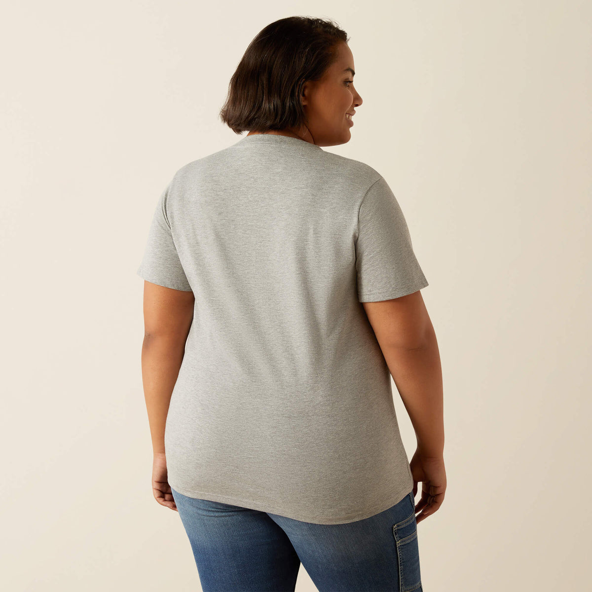 Ariat New | Rebar Cotton Strong Standard V-Neck T-Shirt