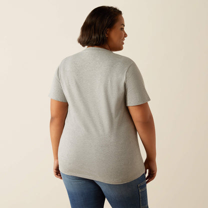 Ariat New | Rebar Cotton Strong Standard V-Neck T-Shirt