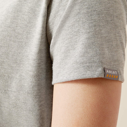 Ariat New | Rebar Cotton Strong Standard V-Neck T-Shirt