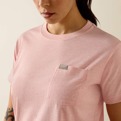 Ariat Discount | Rebar Cotton Strong Space Dyed T-Shirt
