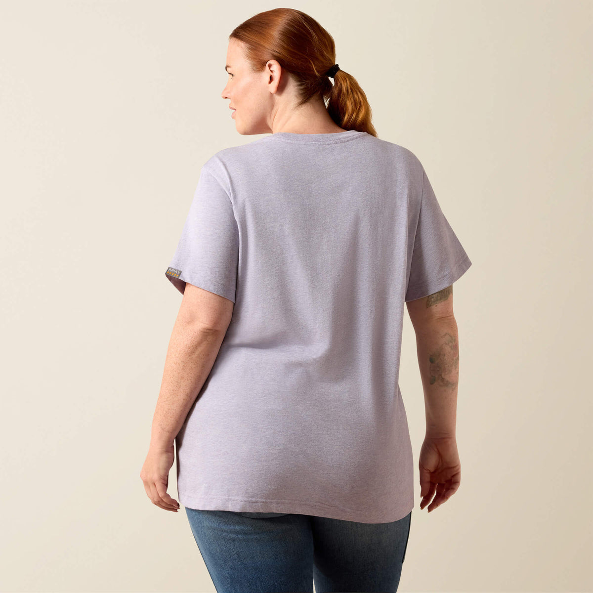 Ariat Discount | Rebar Cotton Strong Space Dyed T-Shirt