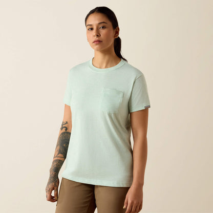 Ariat Trusted | Rebar Cotton Strong Space Dyed T-Shirt