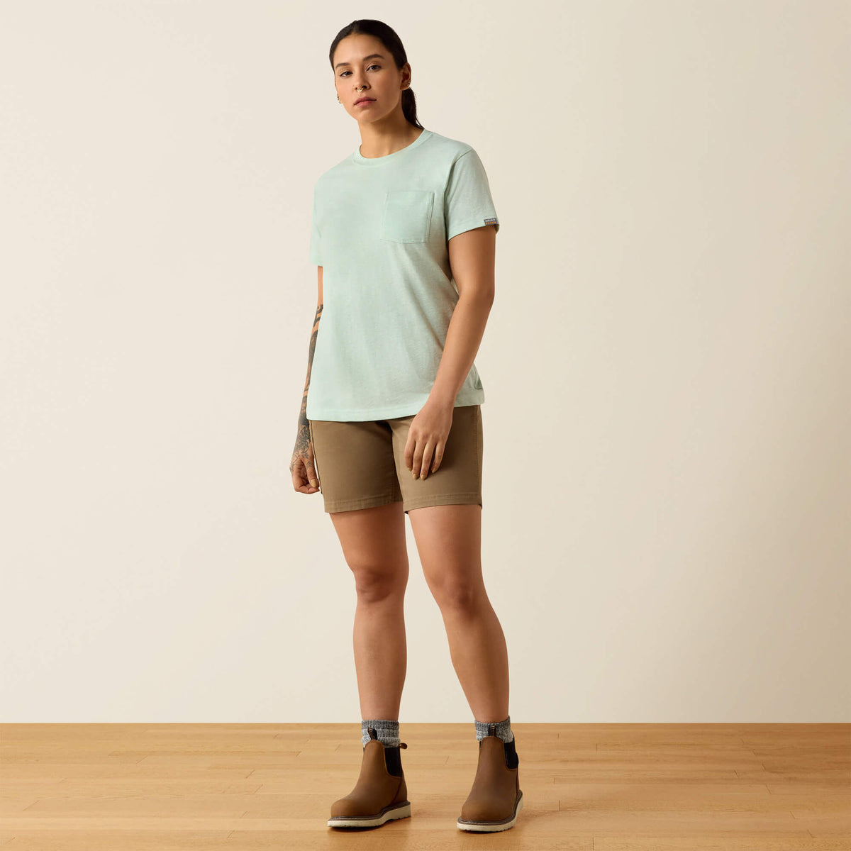 Ariat Trusted | Rebar Cotton Strong Space Dyed T-Shirt