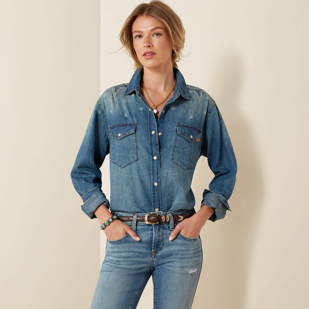 Ariat Exclusive | Americana Denim Shirt