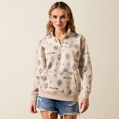 Ariat Discount | Sapphire 1/2 Zip Sweatshirt