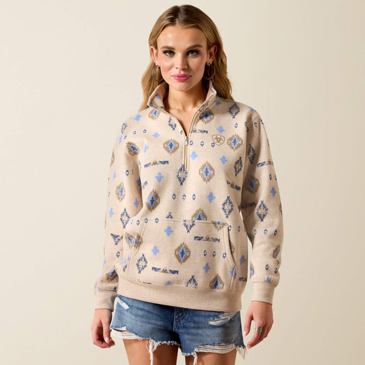 Ariat Discount | Sapphire 1/2 Zip Sweatshirt