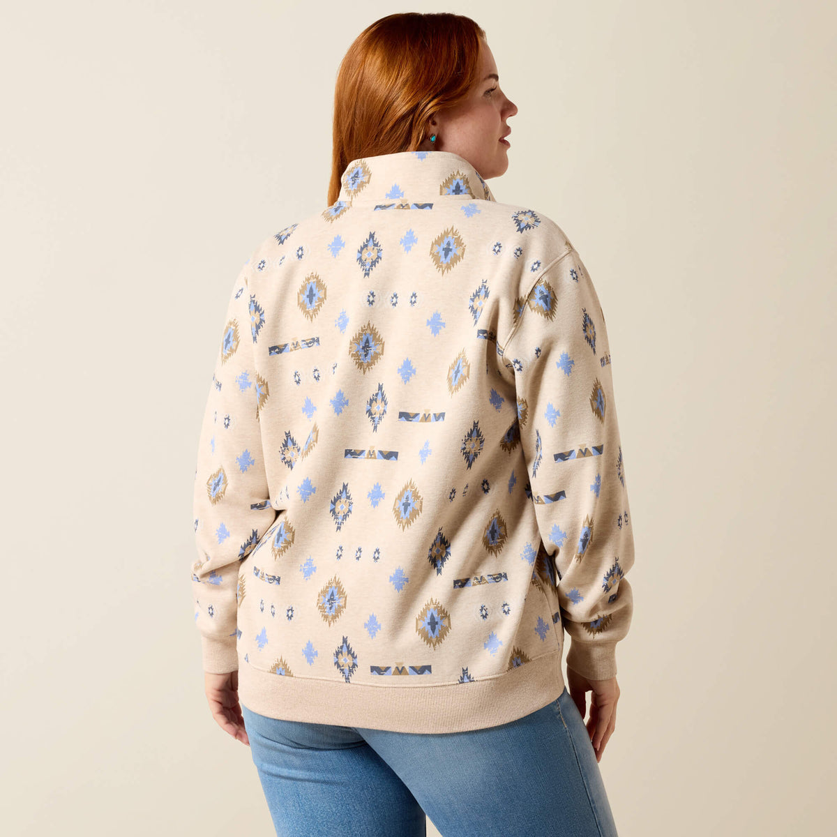 Ariat Discount | Sapphire 1/2 Zip Sweatshirt