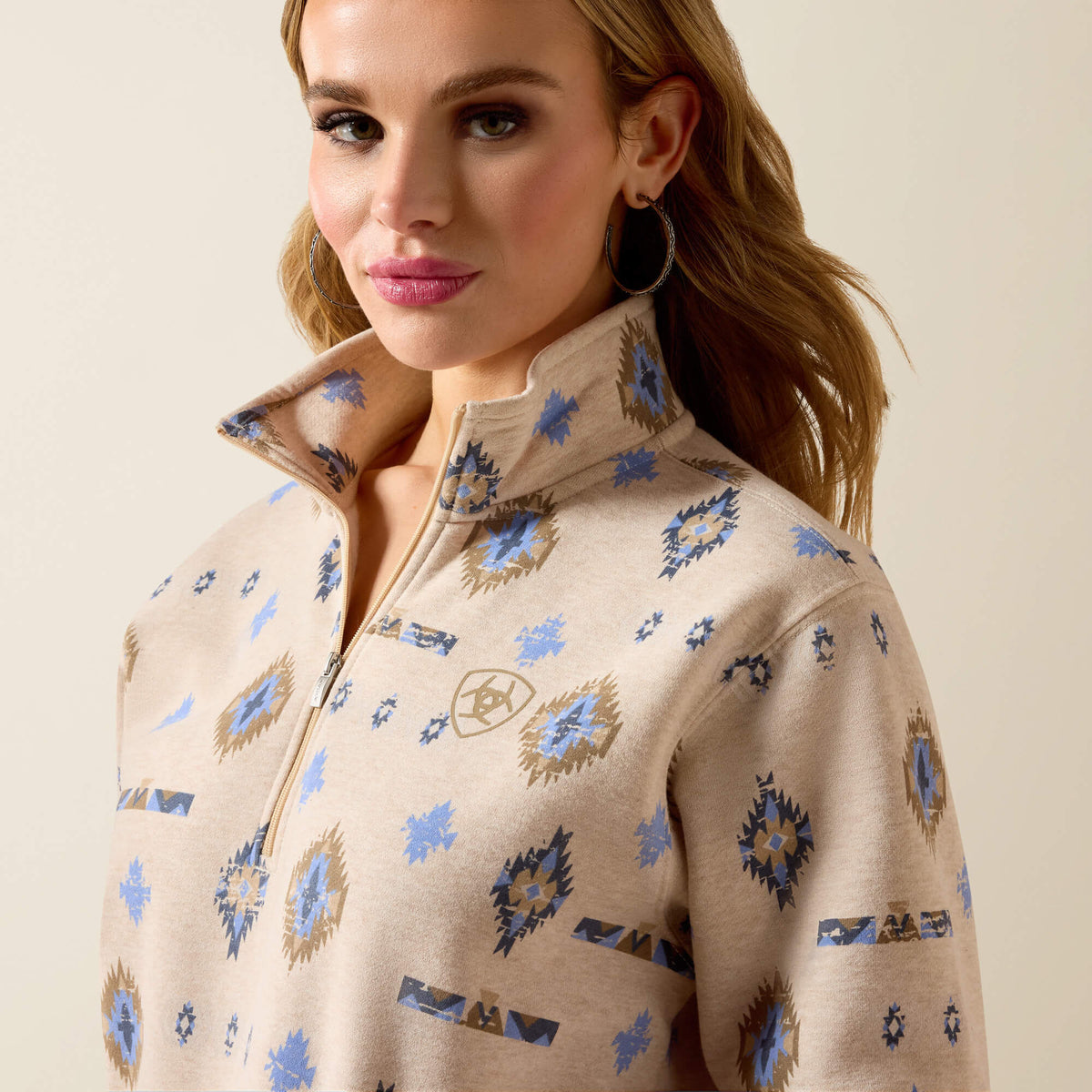 Ariat Discount | Sapphire 1/2 Zip Sweatshirt