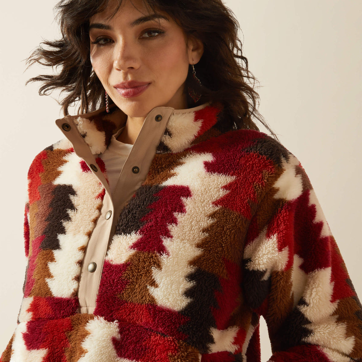 Ariat Special Offer | Berber Snap Front Sweatshirt
