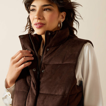 Ariat Latest | Swirls Faux Leather Vest