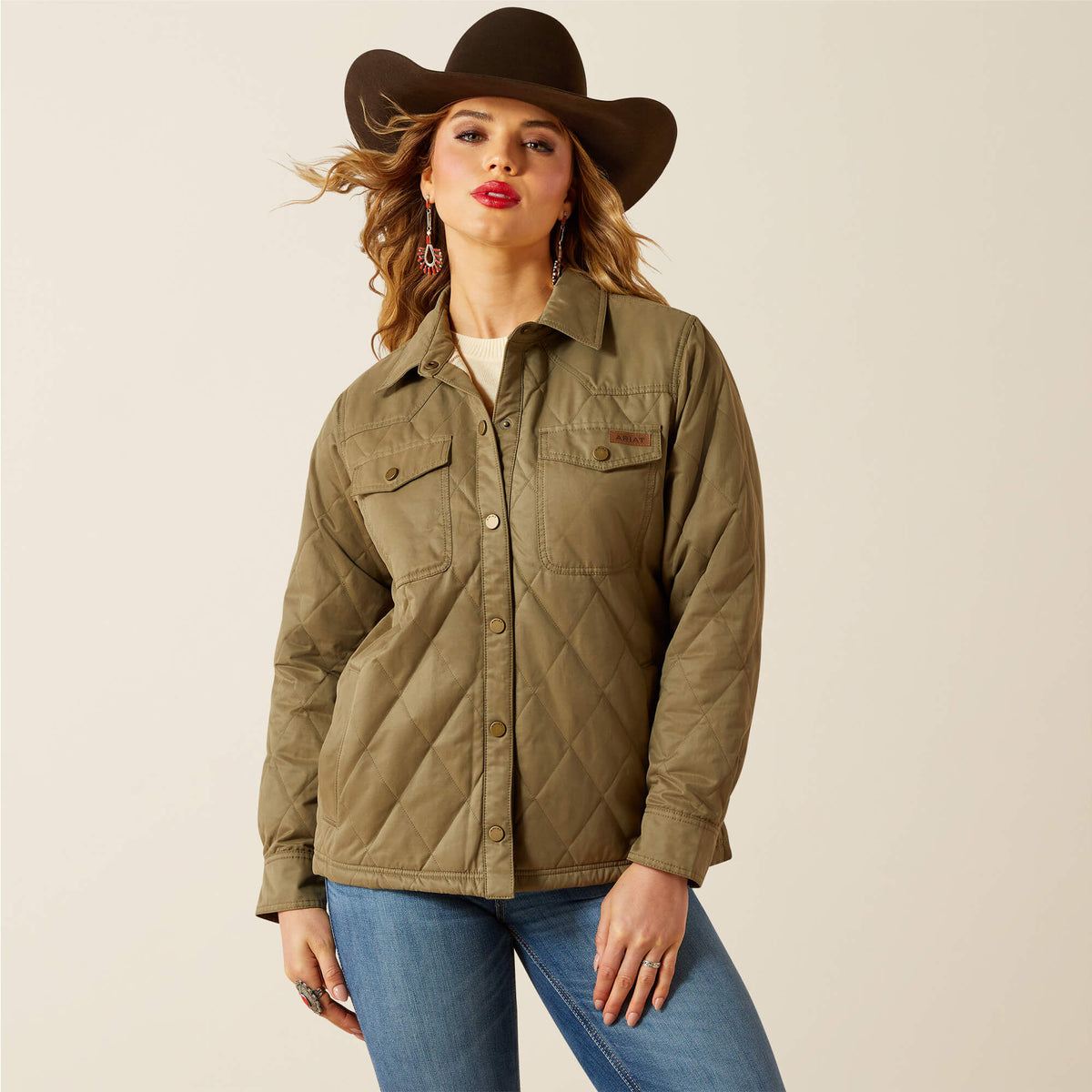 Ariat Best Seller | Grizzly Quilted Barn Jacket