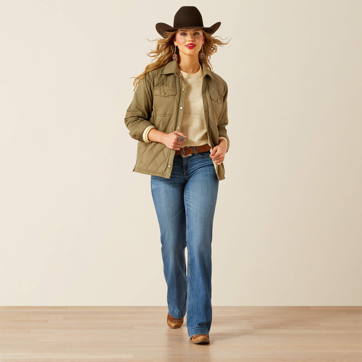 Ariat Best Seller | Grizzly Quilted Barn Jacket