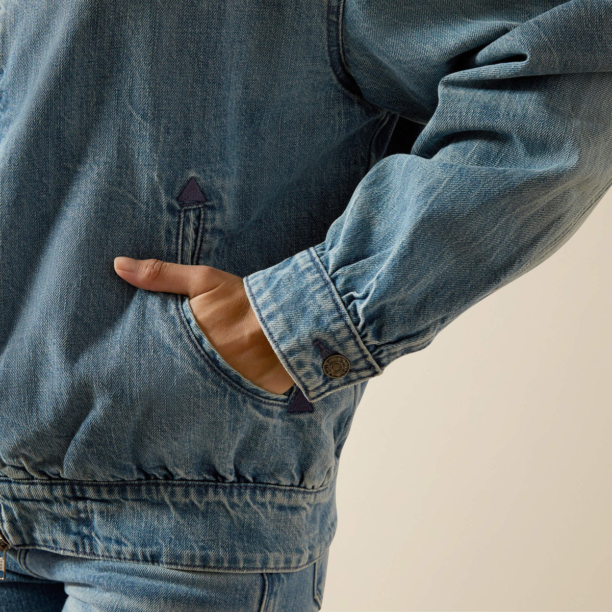 Ariat Trusted | Cheyenne Denim Bomber Jacket