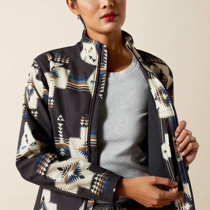 Ariat Classic | Ariat Logo Softshell Print Jacket