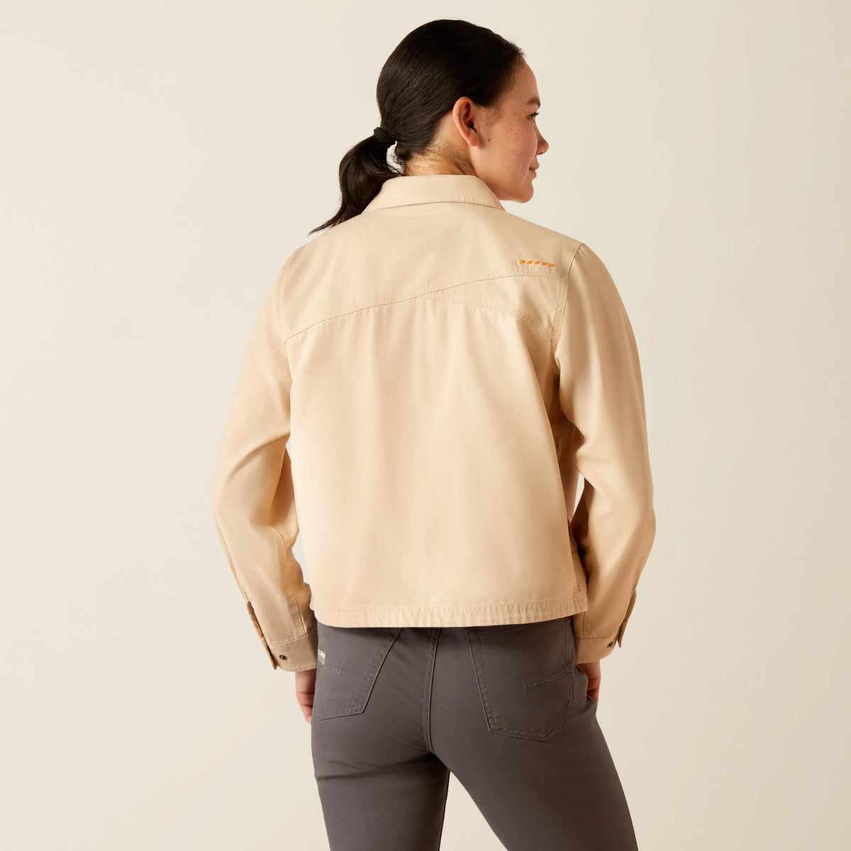Ariat Top Pick | Rebar Cropped Woven Shirt Jacket
